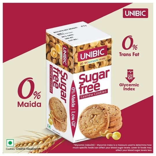 Unibic Sugar Free Cashew Butter Cookies 67.5 g