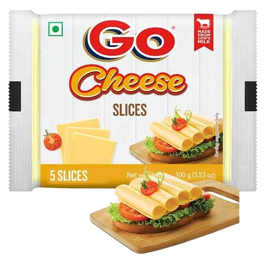 Go Cheese Slices 100 g (Pack)