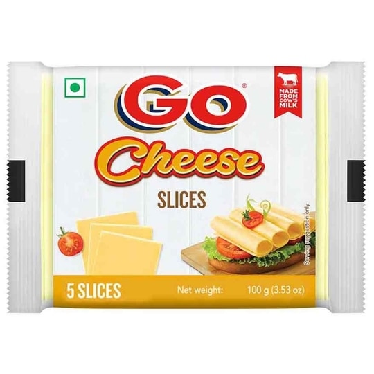 Go Cheese Slices 100 g (Pack)