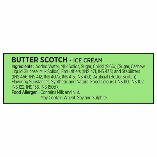 Havmor Butter Scotch Ice Cream 700 ml (Carton)