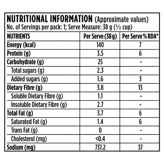 Saffola Veggie Twist Instant Masala Oats 38 g