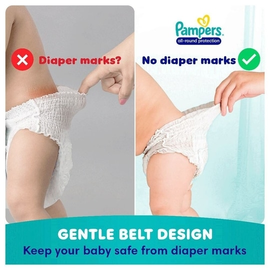 Pampers All Round Protection Diaper (42 pants,  M, 7-12 kg)