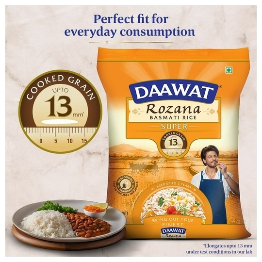 Daawat Rozana Super Dubar Basmati Rice 5 kg