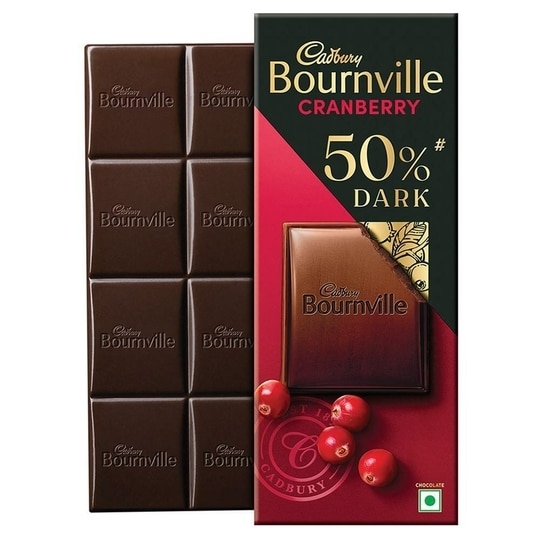Cadbury Bournville Cranberry 50% Dark Chocolate 78 g