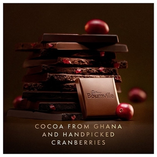 Cadbury Bournville Cranberry 50% Dark Chocolate 78 g