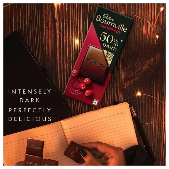 Cadbury Bournville Cranberry 50% Dark Chocolate 78 g