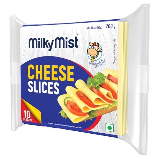 Milky Mist Cheese Slices 200 g (Pack)