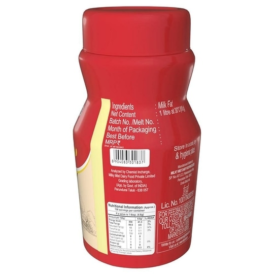 Milky Mist Cow Ghee 1 L (Jar)