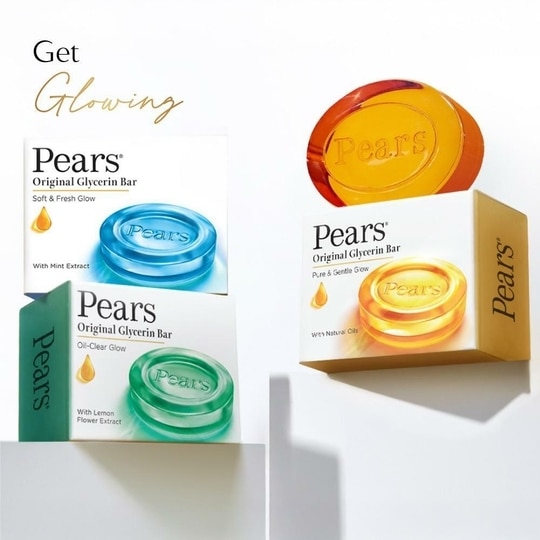 Pears Pure & Gentle Glow Original Glycerine Bathing Soap (5N x 125 g)