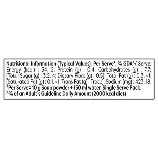 Knorr Sweet Corn Veg Instant Cup-A-Soup 9.5 g