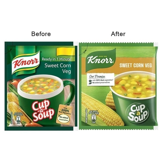 Knorr Sweet Corn Veg Instant Cup-A-Soup 9.5 g