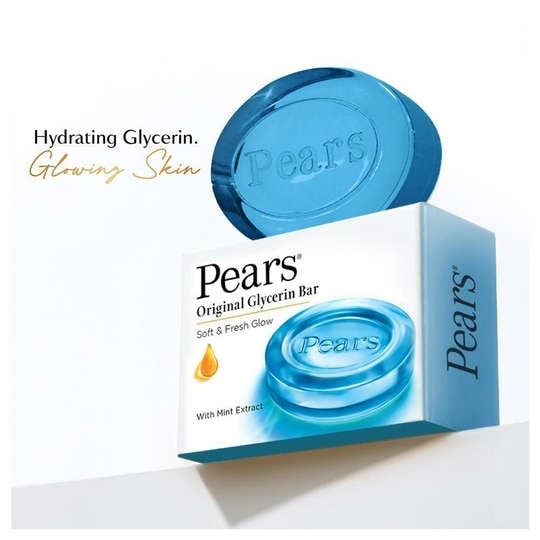 Pears Soft & Fresh Glow Original Glycerine Bathing Soap (4N x 125 g)