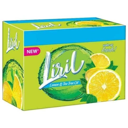 Liril Lemon & Tea Tree Oil Soap Pack of 4 (125 g each)