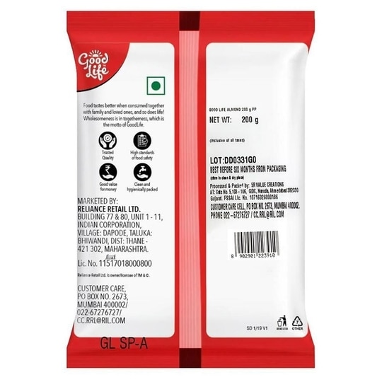 Good Life Almonds 200 g