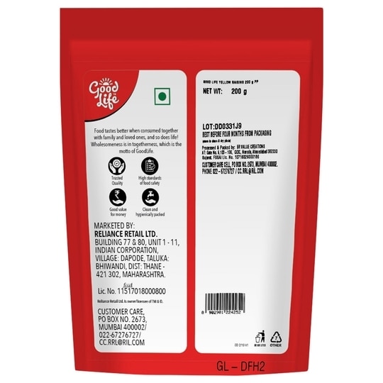 Good Life Yellow Kishmish 200 g