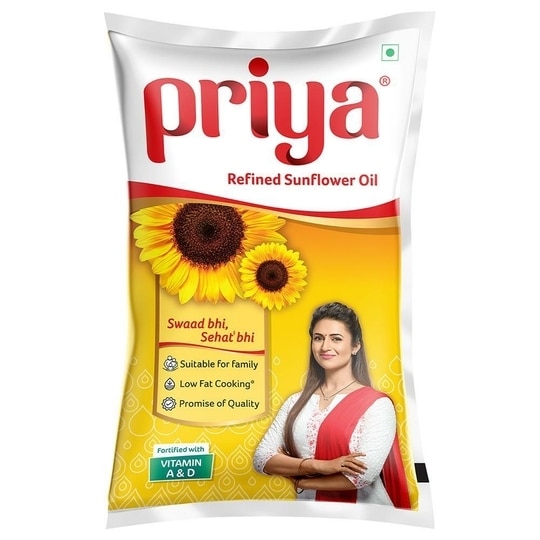 Priya Refined Sunflower Oil 750 g