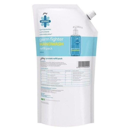 Godrej Protekt Germ Fighter Aqua Handwash Refill 650 ml