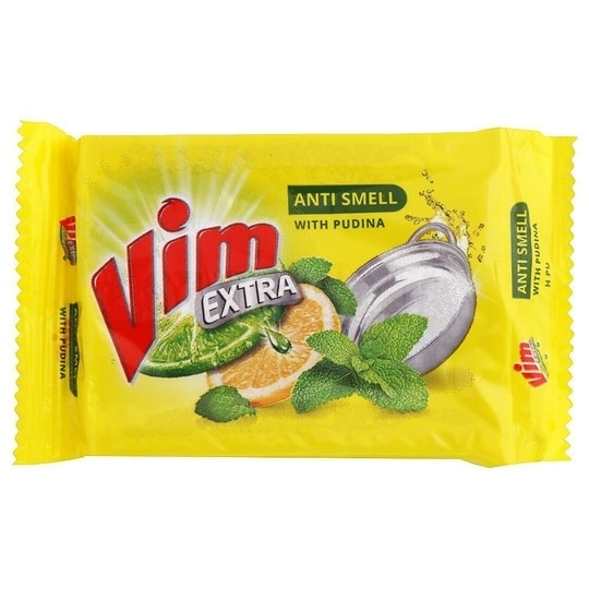 Vim Extra Anti Smell Pudina Dishwash Bar 115 g