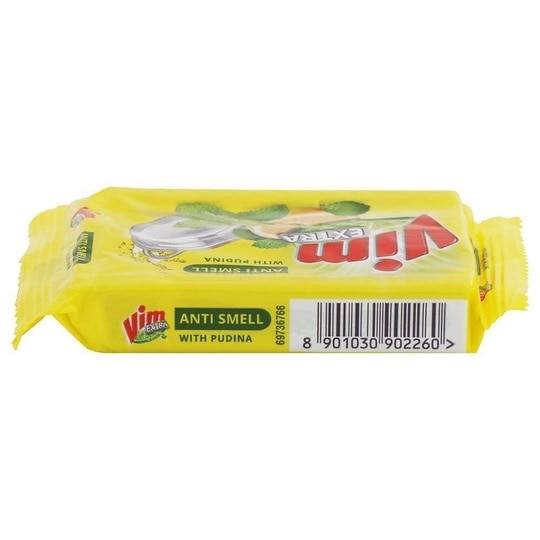 Vim Extra Anti Smell Pudina Dishwash Bar 115 g
