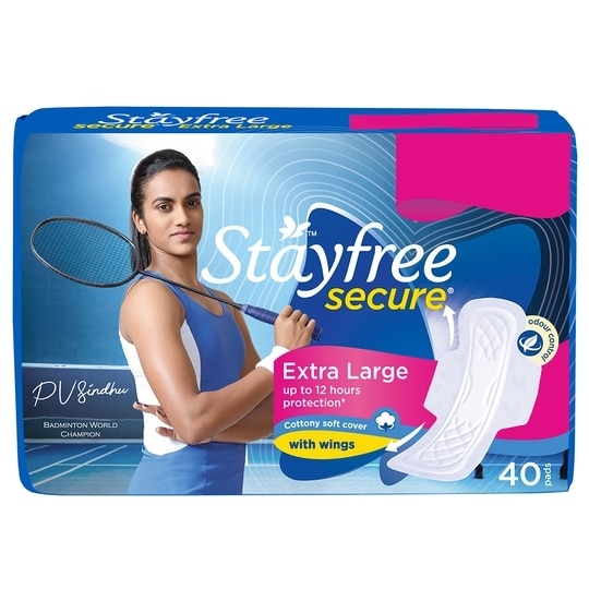 Stayfree Secure Cottony Soft Napkin Cover (XL) 40 pads