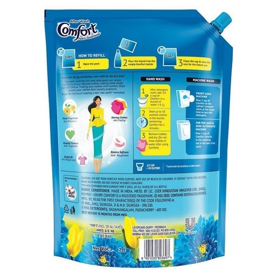 Comfort After Wash Morning Fresh Fabric Conditioner 2 L