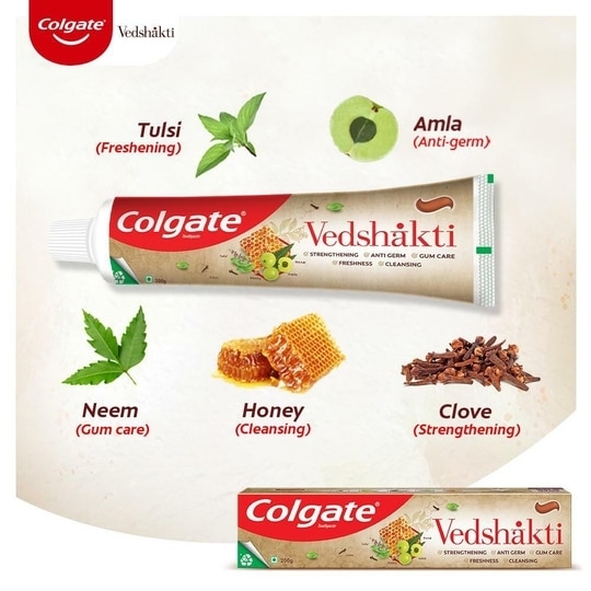 Colgate Vedshakti Anticavity Toothpaste (200 g + 100 g)