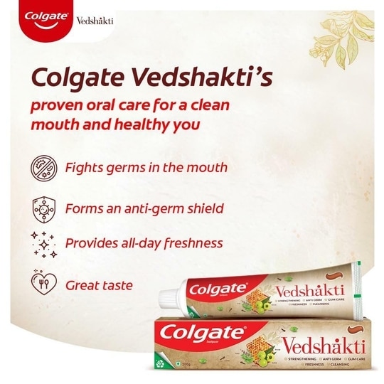 Colgate Vedshakti Anticavity Toothpaste (200 g + 100 g)