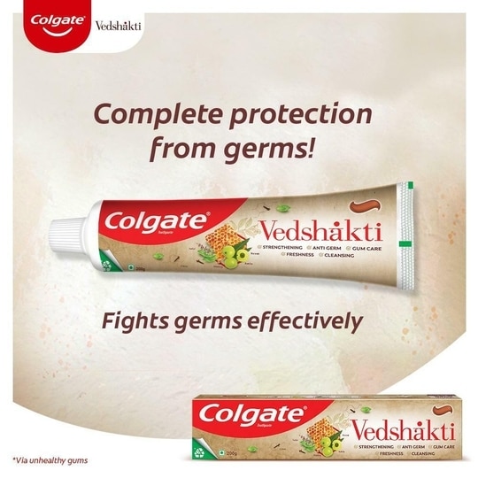 Colgate Vedshakti Anticavity Toothpaste (200 g + 100 g)