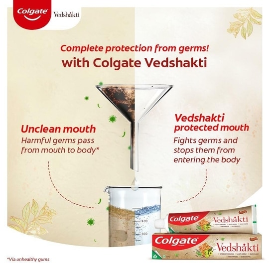 Colgate Vedshakti Anticavity Toothpaste (200 g + 100 g)
