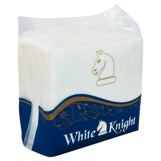 White Knight Cocktail Paper Napkins 30x30 cm (100 pcs)