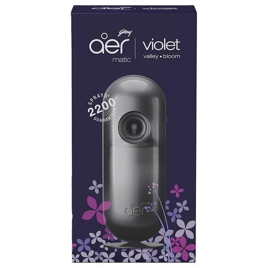 Godrej Aer Matic Violet Valley Bloom Diffuser Machine + Machine 210 ml