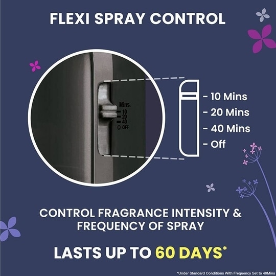 Godrej Aer Matic Violet Valley Bloom Diffuser Machine + Machine 210 ml