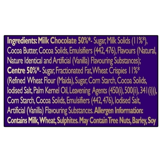 Cadbury Dairy Milk Crispello Chocolate Bar 35 g