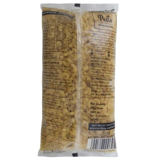 Weikfield Macaroni Pasta 850 g