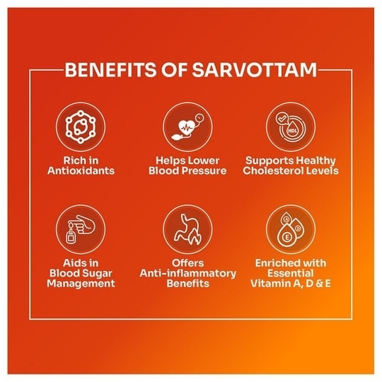 Super Sarvottam Physically Refined Rice Bran Oil 815 g