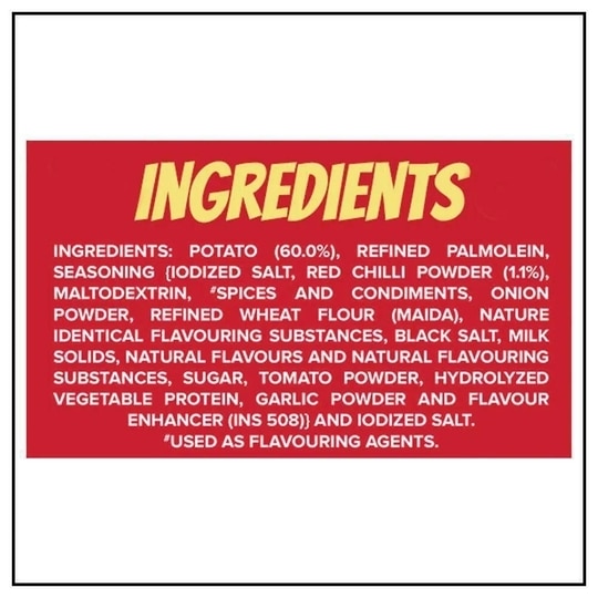 Bingo Original Chilli Sprinkled Potato Chips 85 g