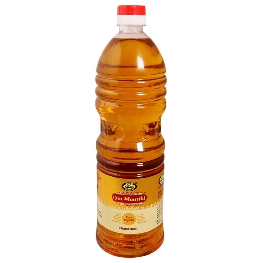 Cycle Om Shanti Chandanam Pooja Oil 1 L