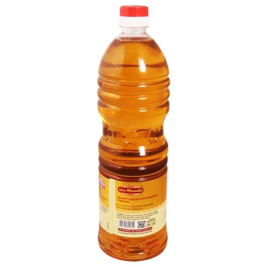 Cycle Om Shanti Chandanam Pooja Oil 1 L