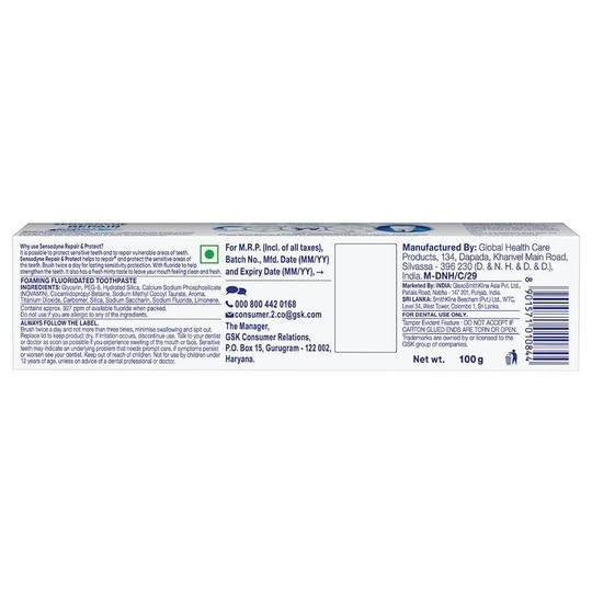 Sensodyne Repair & Protect Sensitive Toothpaste 100 g