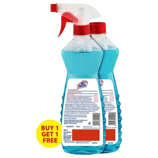 My Home Xtra Shine Glass And Surface Cleaner 550 ml (B1G1 Free)