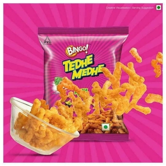 Bingo Masala Tadka Tedhe Medhe 75 g