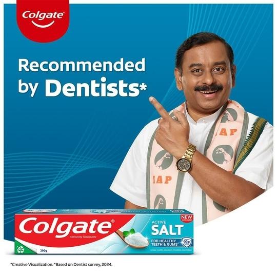 Colgate Active Salt Toothpaste (2N x 200 g + 100 g)