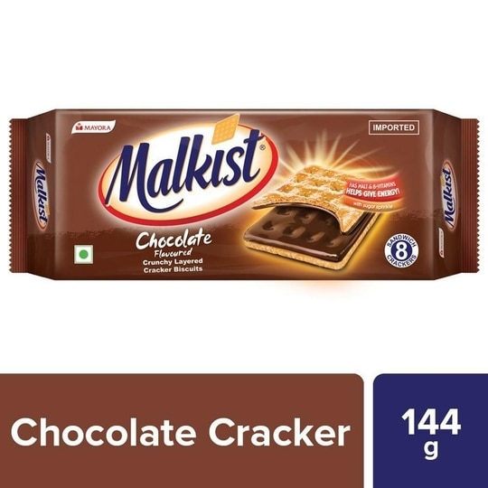 Mayora Malkist Chocolate Cracker Biscuits 144 g