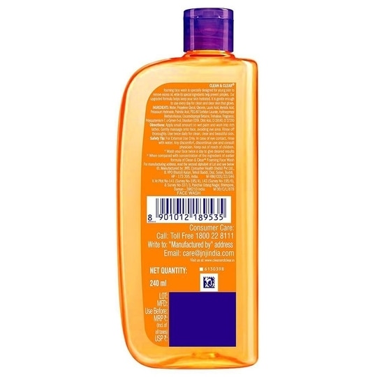 Clean & Clear Foaming Face Wash 240 ml