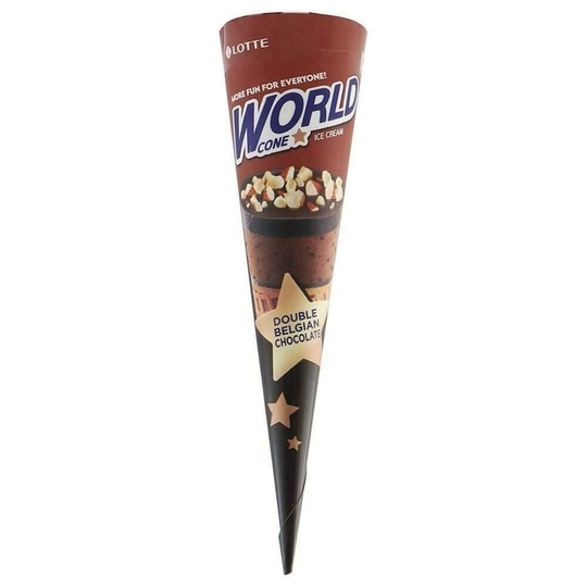 Havmor Lotte Cone Double Belgium Chocolate Ice Cream 150 ml
