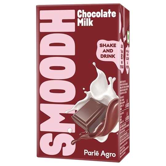 Parle Agro Smoodh Chocolate Flavoured Milk 80 ml (Tetra Pak)