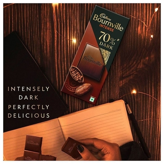Cadbury Bournville Intense 70% Rich Dark Chocolate Bar 75 g