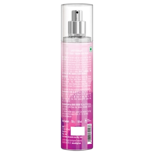 Layerr Wottagirl Secret Crush Fragrant Body Splash 150 ml