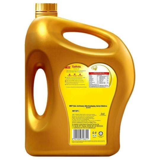 Saffola Gold Rice Bran And Corn Based Blended Oil 2.73 kg