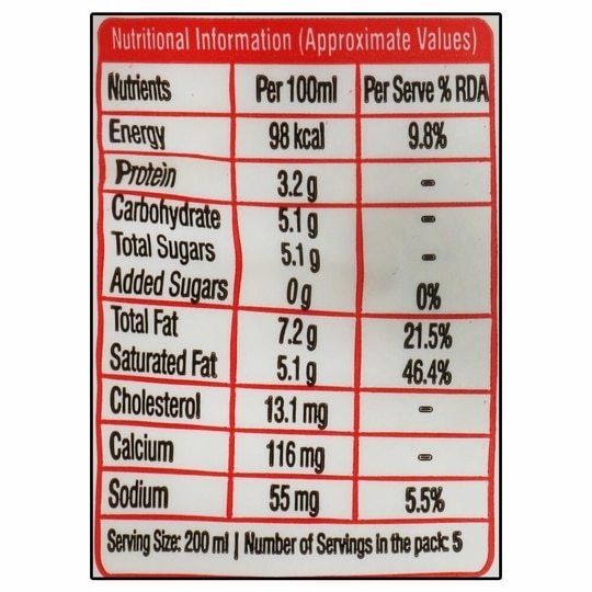 Mother Dairy Ultra Premium Milk 1 L (Pouch)